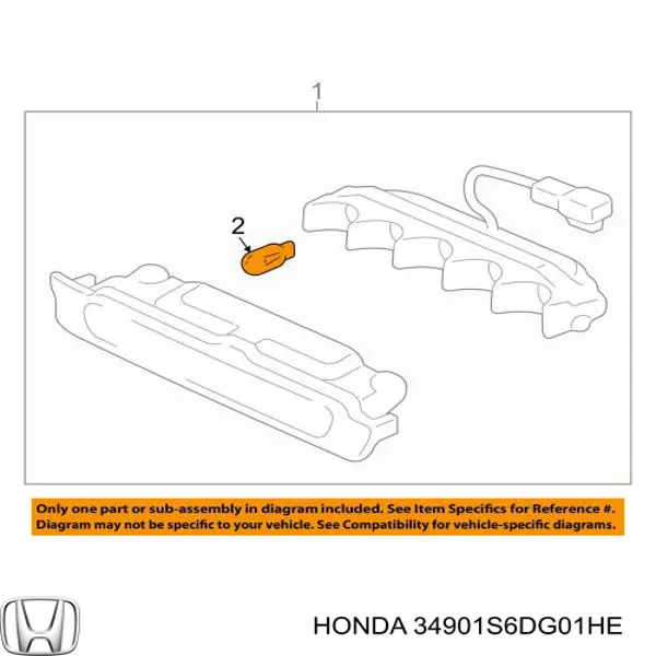 Lámpara de intermitente Honda 33301SA0741 precio, desde 3,16 EUR