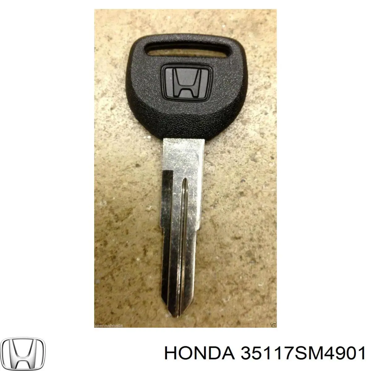 35117SM4901 Honda conjunto transmisor control de puertas / clave en blanco