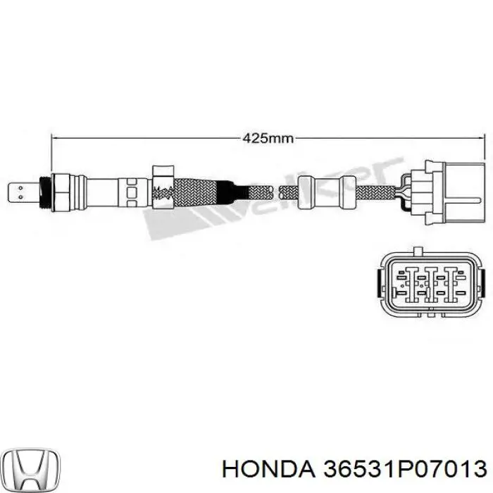 36531P07013 Honda Sonda lambda (NOx, O2)