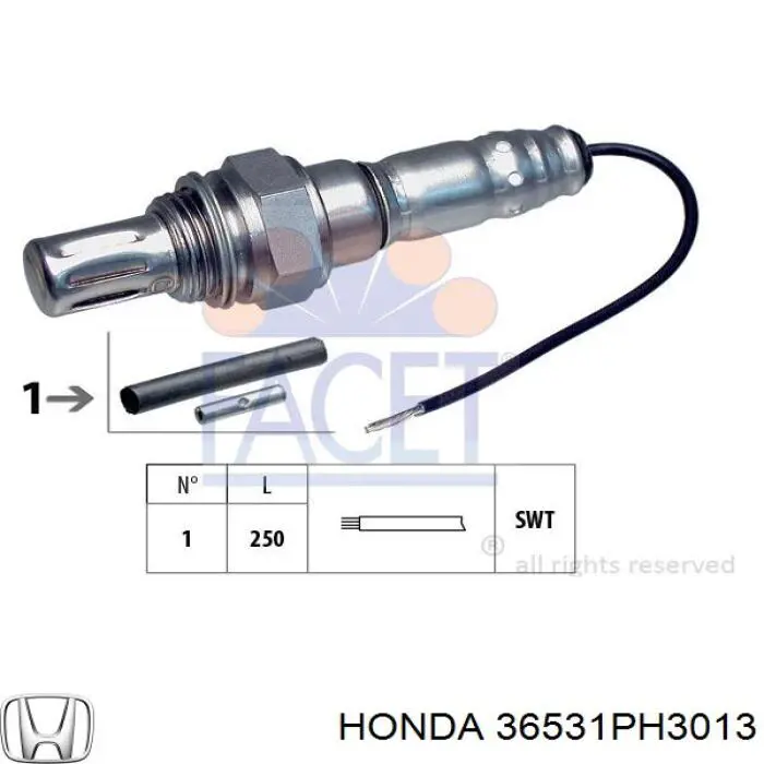36531PH3013 Honda sonda lambda