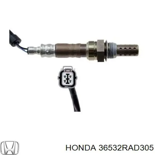 36532RAD305 Honda sonda lambda sensor de oxigeno post catalizador