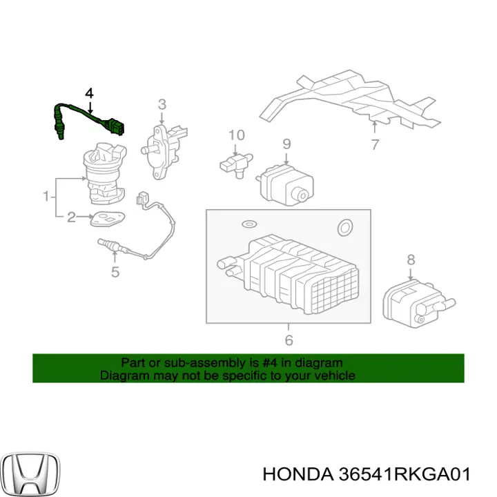 36541RKGA01 Honda