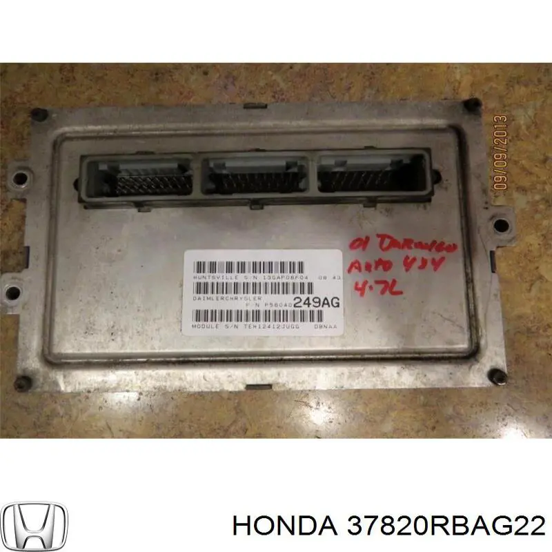 37820RBAG22 Honda