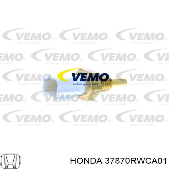 37870RWCA01 Honda sensor de temperatura del refrigerante
