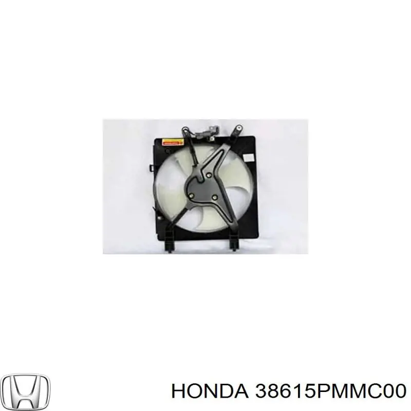 38615PMMC00 Honda difusor de radiador, aire acondicionado, completo con motor y rodete