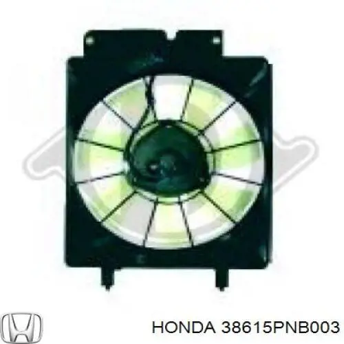 38615PPAA01 Honda ventilador, refrigeración del motor