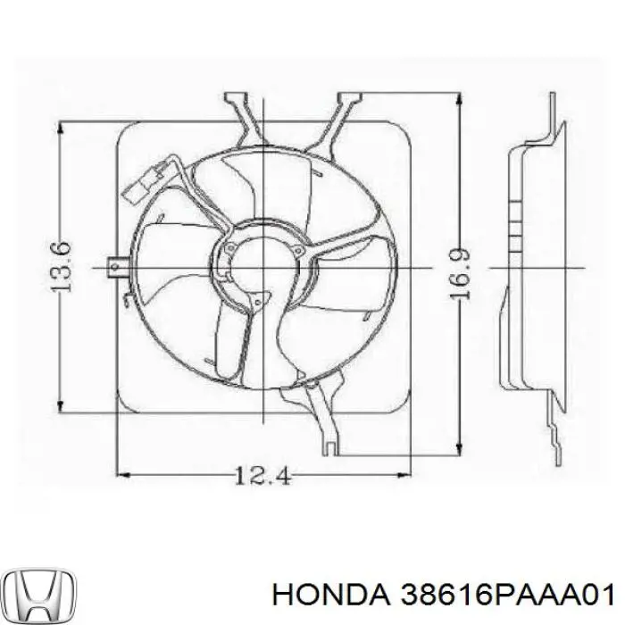 Motor del ventilador del aire acondicionado Honda 38616PAAA01 precio, desde 68,24 EUR