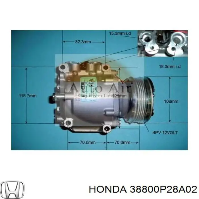 Polea del compresor de aire acondicionado Honda 38800P28A02 precio, desde 78,36 EUR