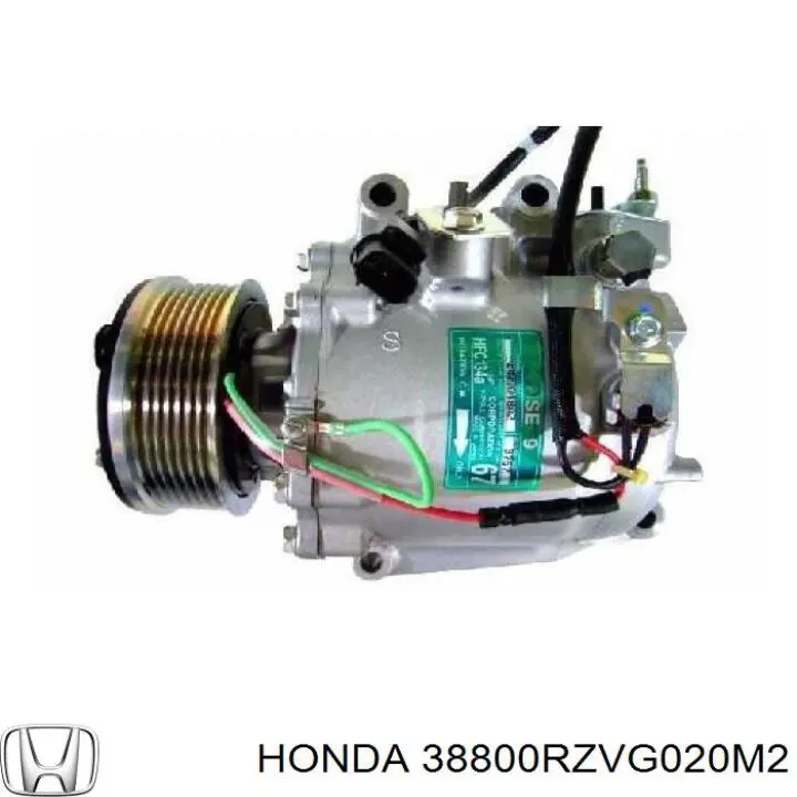 38800RZVG020M2 Honda compresor de aire acondicionado