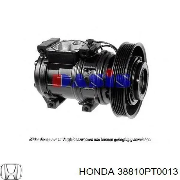 38810PT0013 Honda compresor de aire acondicionado