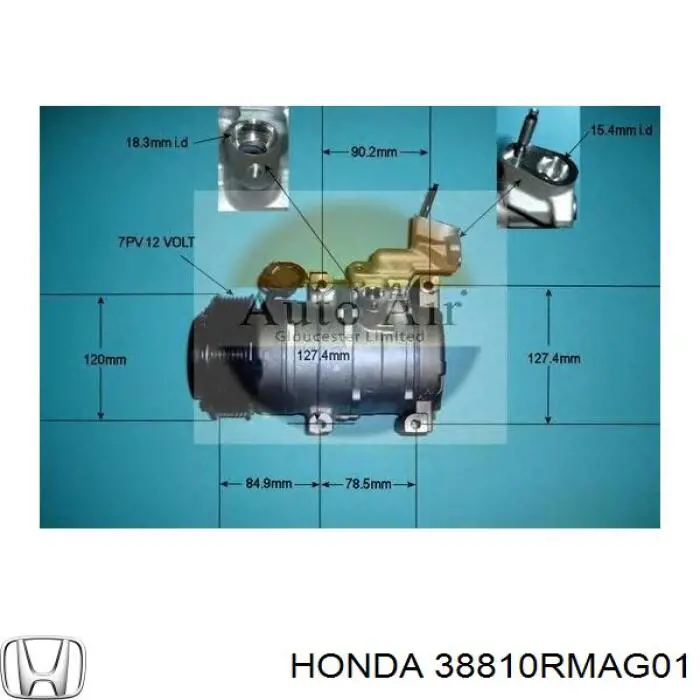 Compresor ac Honda 38810RMAG01 precio, desde 127,05 EUR