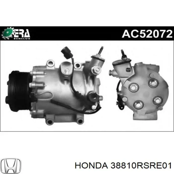 38810RSRE01 Honda compresor de aire acondicionado