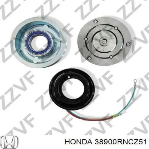 38900RNCZ51 Honda polea compresor a/c