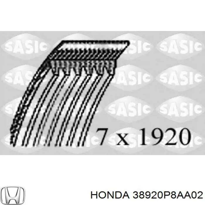 38920P8AA02 Honda correa trapezoidal