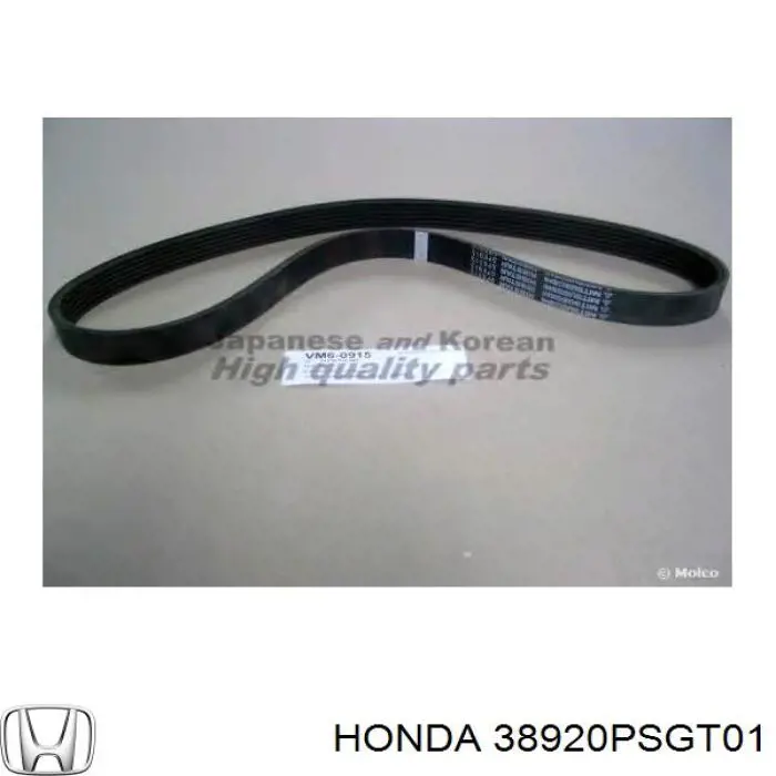 Comprar 38920PSGT01 Honda Correa trapezoidal