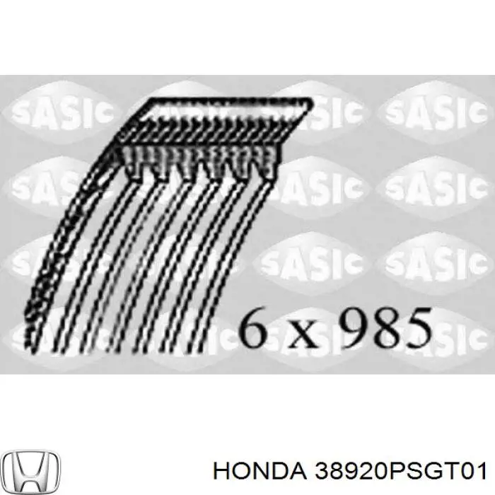 Correa de transmisión trapezoidal Honda 38920PSGT01 precio, desde 9,98 EUR