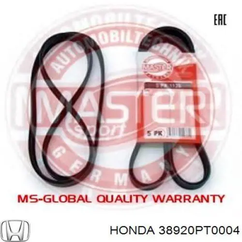 Correa de transmisión trapezoidal Honda 38920PT0004 precio, desde 10,18 EUR