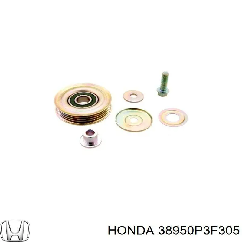 Comprar 38950P3F305 Honda Polea tensora, correa poli V