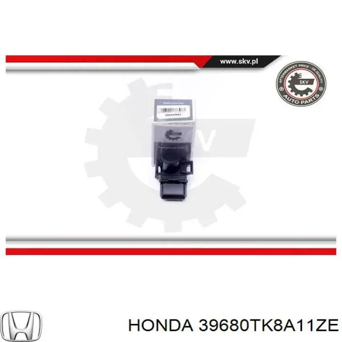 39680TK8A11ZE Honda sensor de alarma de estacionamiento(packtronic Delantero/Trasero Central)