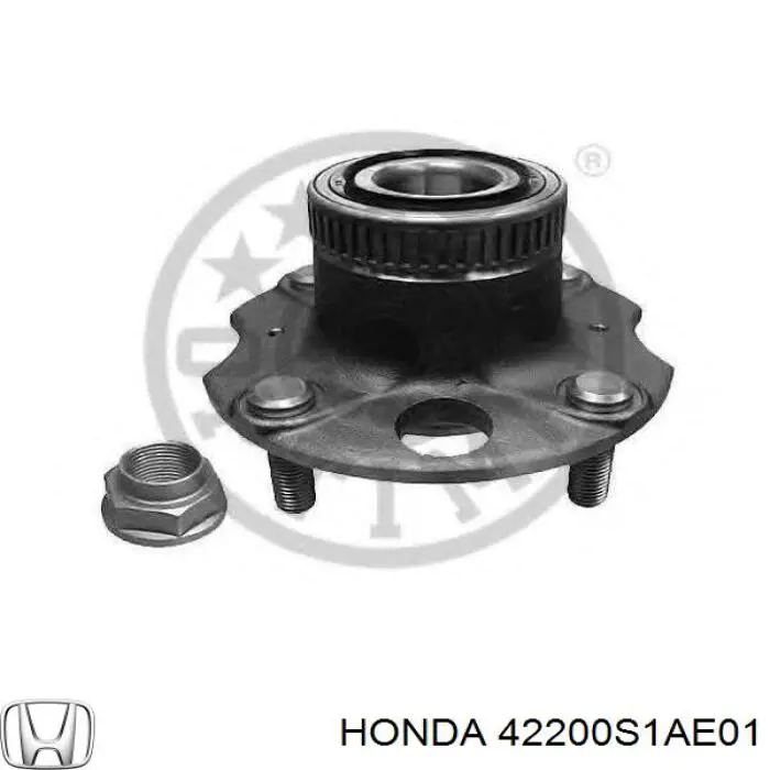 42200S1AE01 Honda Buje de rueda trasero