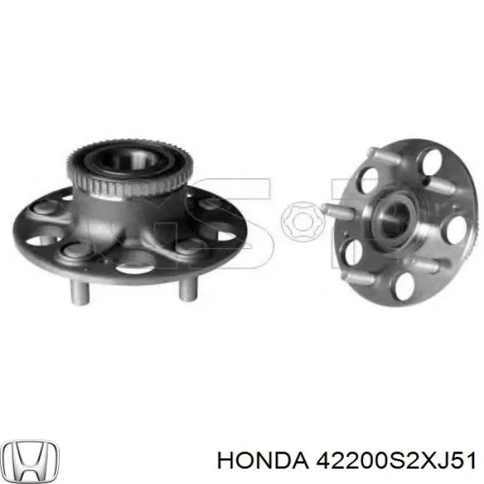 42200S2XJ51 Honda cubo de rueda trasero