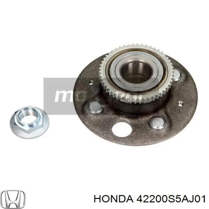 42200S5AJ01 Honda cubo de rueda trasero