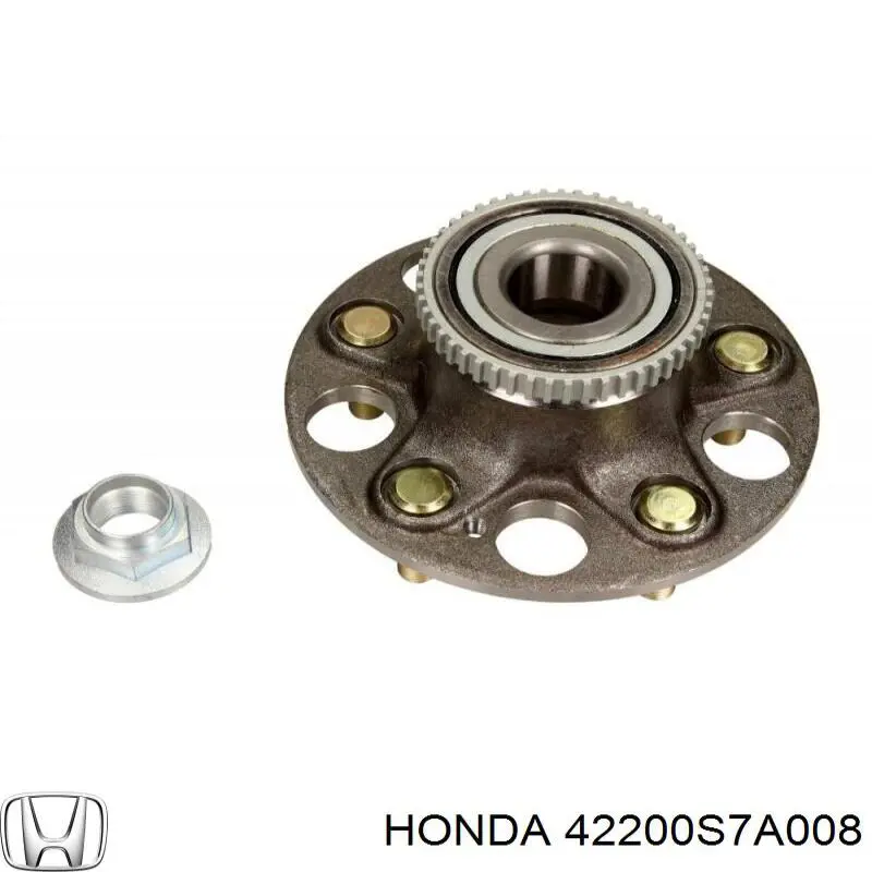 Cubo de rueda trasero 42200S7A008 Honda