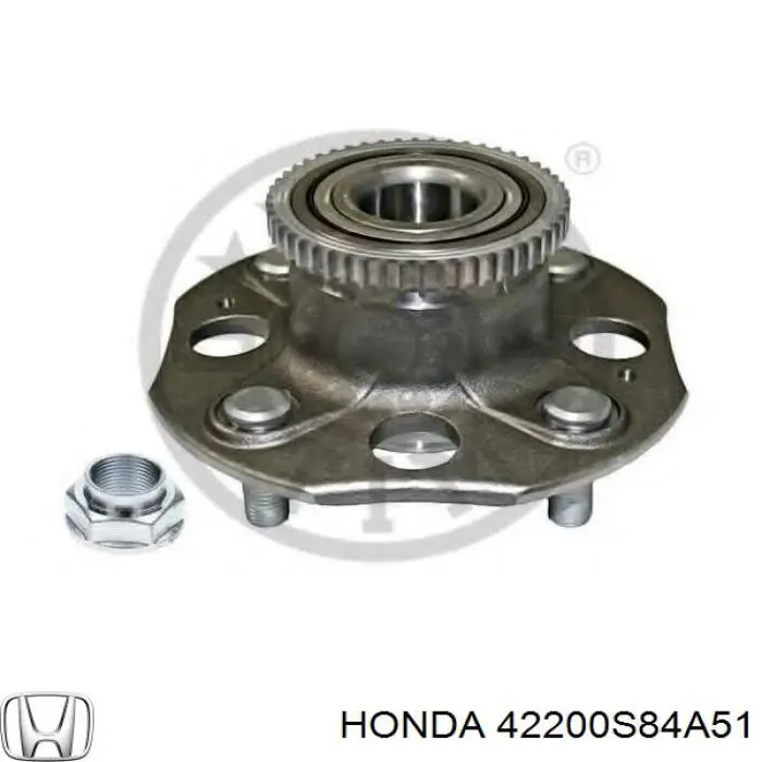 42200S84A51 Honda cubo de rueda trasero