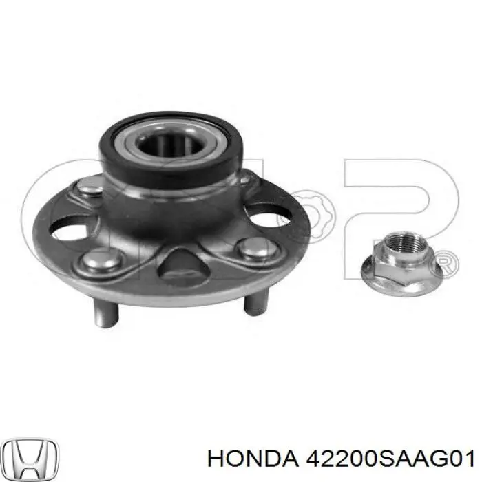 42200SAAG01 Honda cubo de rueda trasero