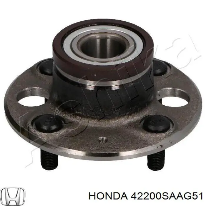Cubo de rueda trasero 42200SAAG51 Honda