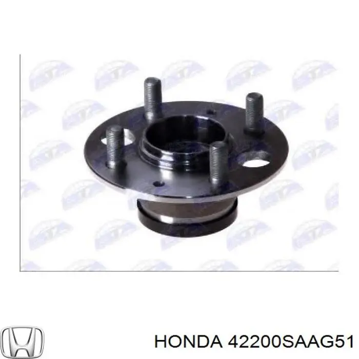 Comprar 42200SAAG51 Honda Cubo de rueda, Eje trasero