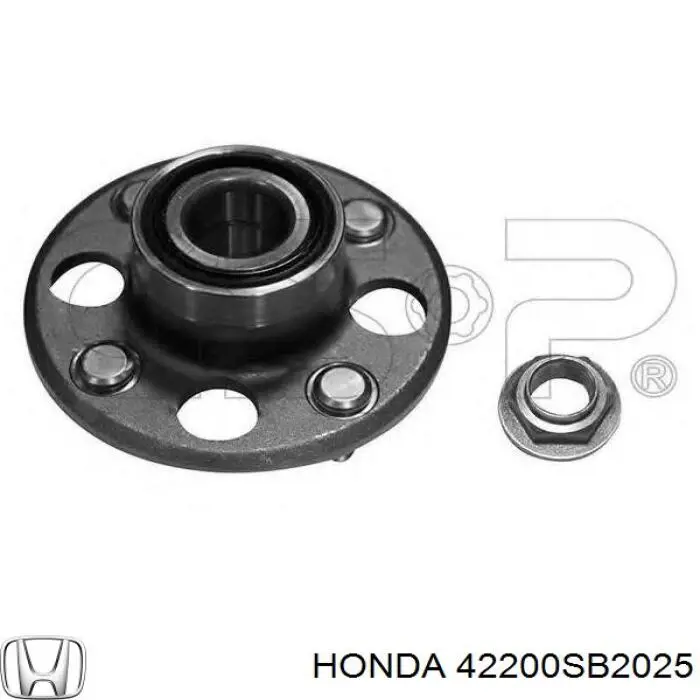 42200SB2025 Honda cubo de rueda trasero