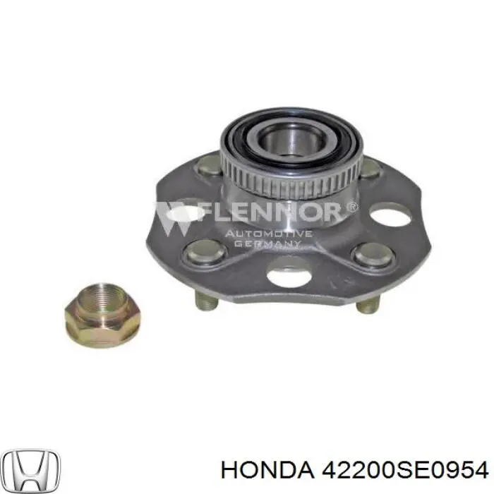 42200SE0954 Honda cubo de rueda trasero