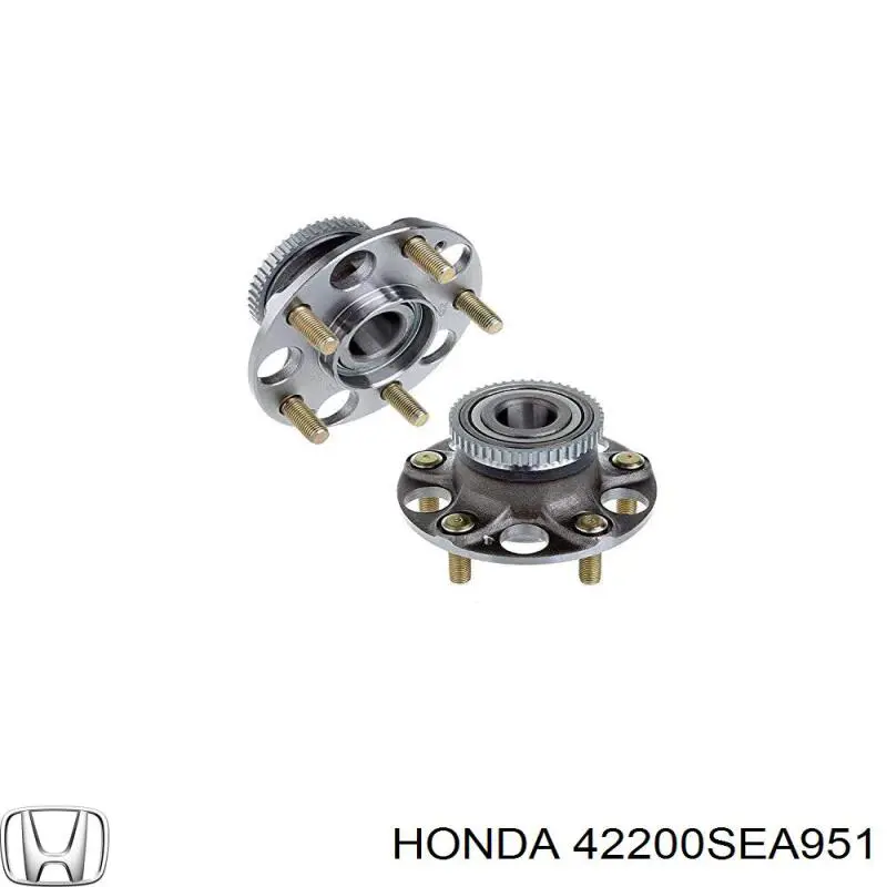 42200SEA951 Honda Buje de rueda trasero