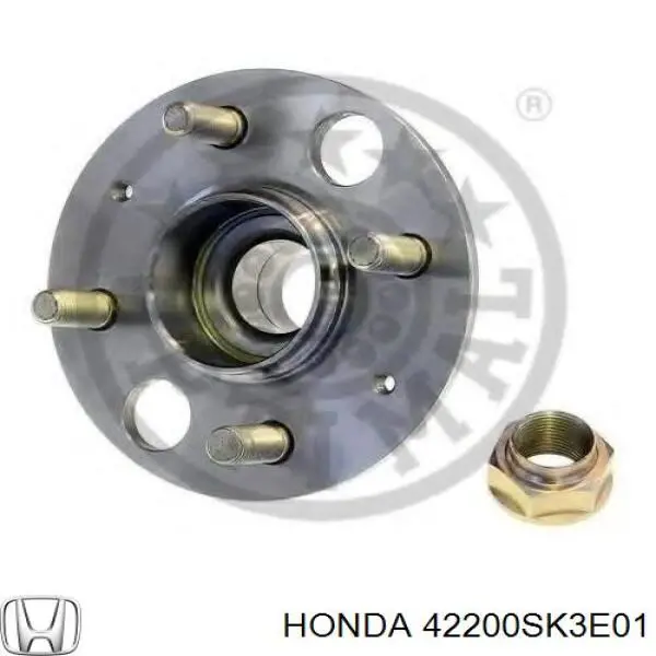 42200SK3E01 Honda cubo de rueda trasero