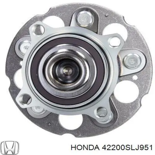 42200SLJ951 Honda cubo de rueda trasero