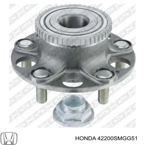 Comprar 42200SMGG51 Honda Cubo de rueda, Eje trasero