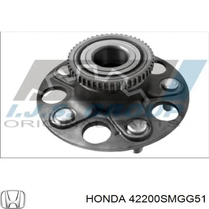 42200SMGG51 Honda Buje de rueda trasero