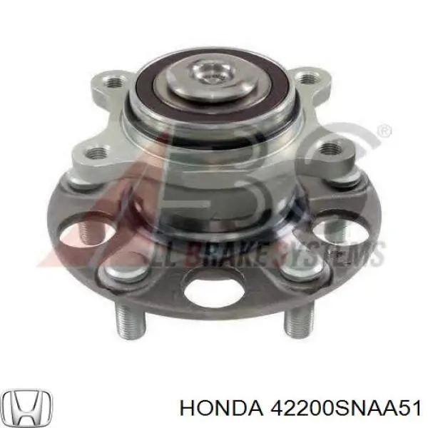 42200SNAA51 Honda cubo de rueda trasero