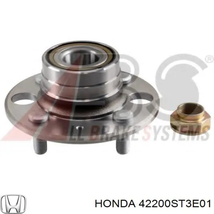 42200ST3E01 Honda cubo de rueda trasero