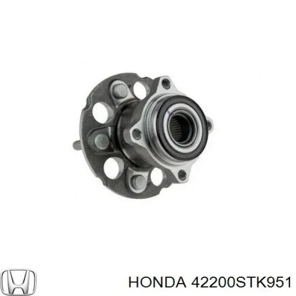 42200STK951 Honda cubo de rueda trasero