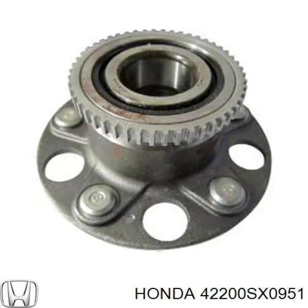 Cubo de rueda trasero 42200SX0951 Honda
