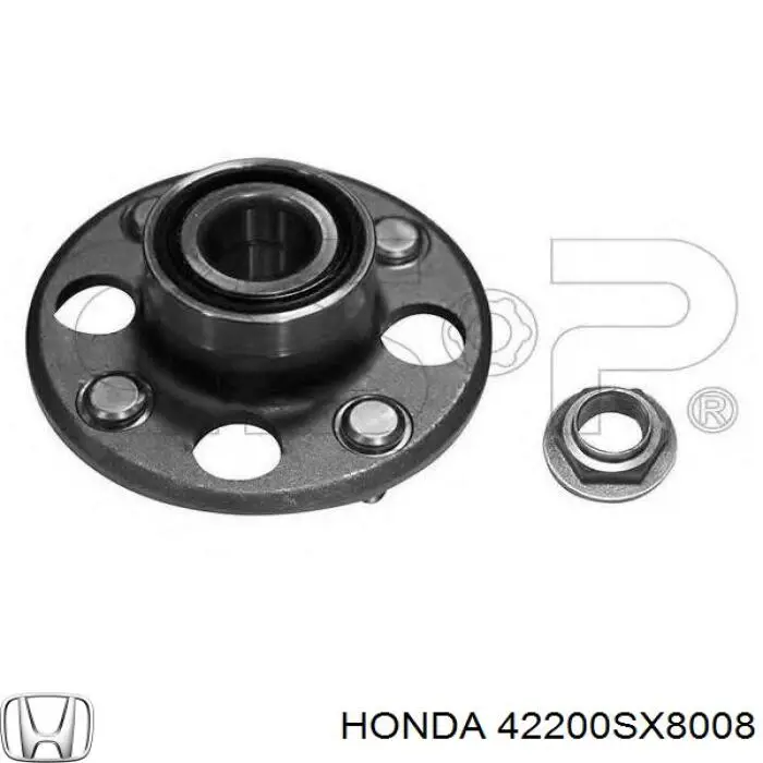 42200SH3028 Market (OEM) cubo de rueda trasero