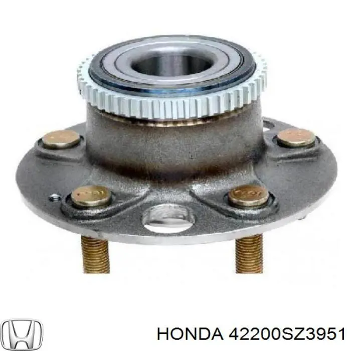 42200SZ3951 Honda cubo de rueda trasero