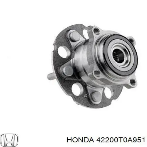 42200T0A951 Honda cubo de rueda trasero