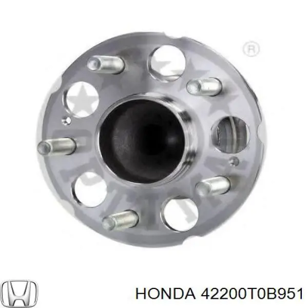 42200-T0B-951 Honda cubo de rueda trasero