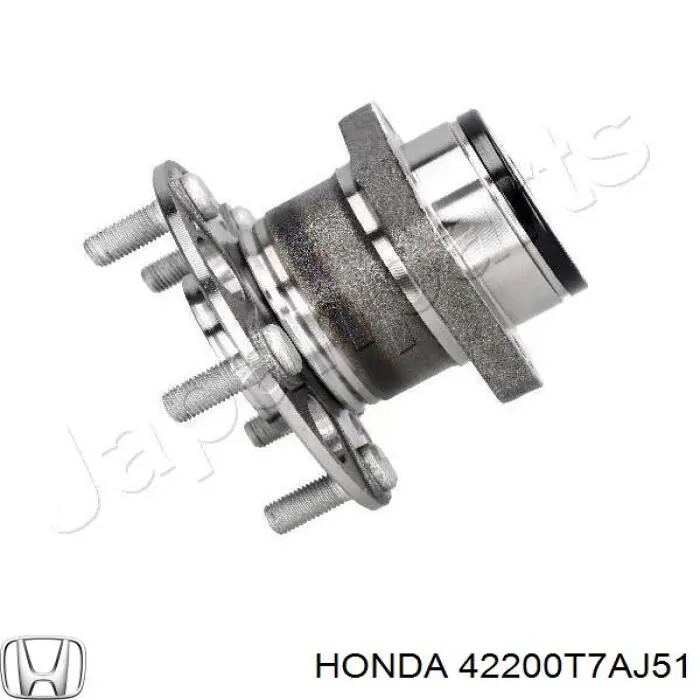 Cubo de rueda, Eje trasero Honda HR-V (RU)