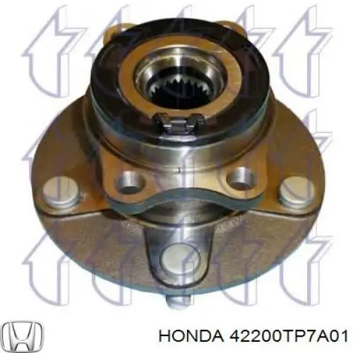 Cubo de rueda trasero 42200TP7A01 Honda