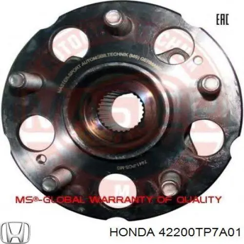 42200TP7A01 Honda cubo de rueda trasero