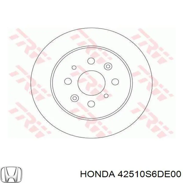 Frenos traseros Honda 42510S6DE00